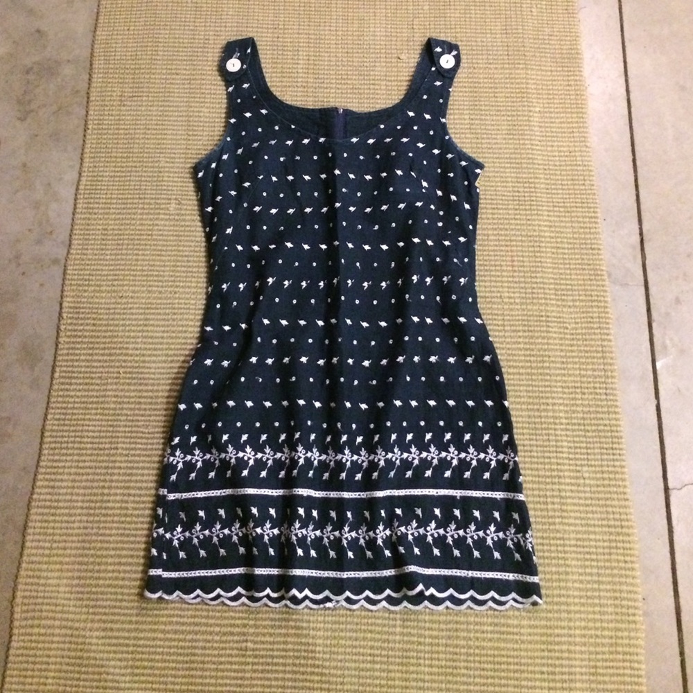 Vintage Roxy Surf Mini Eyelet Dress (M)